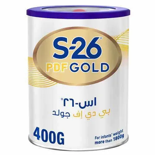 اس 26  حليب اطفال بي دي اف جولد  400 جم