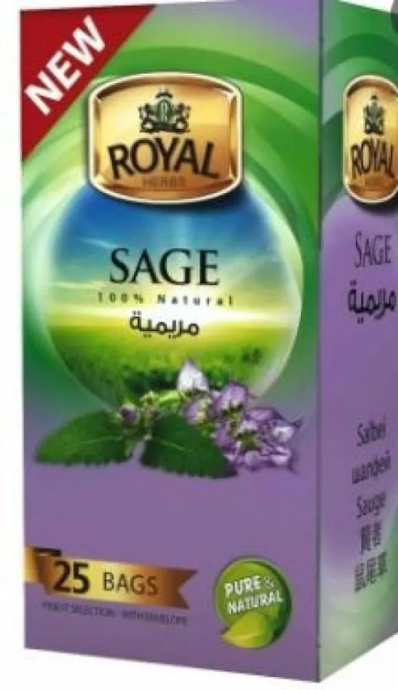 رويال شاى  مريمية  25 قطعة