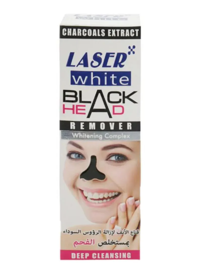 ليزر وايت  قناع الانف لازالة الرؤوس السوداء بالفحم