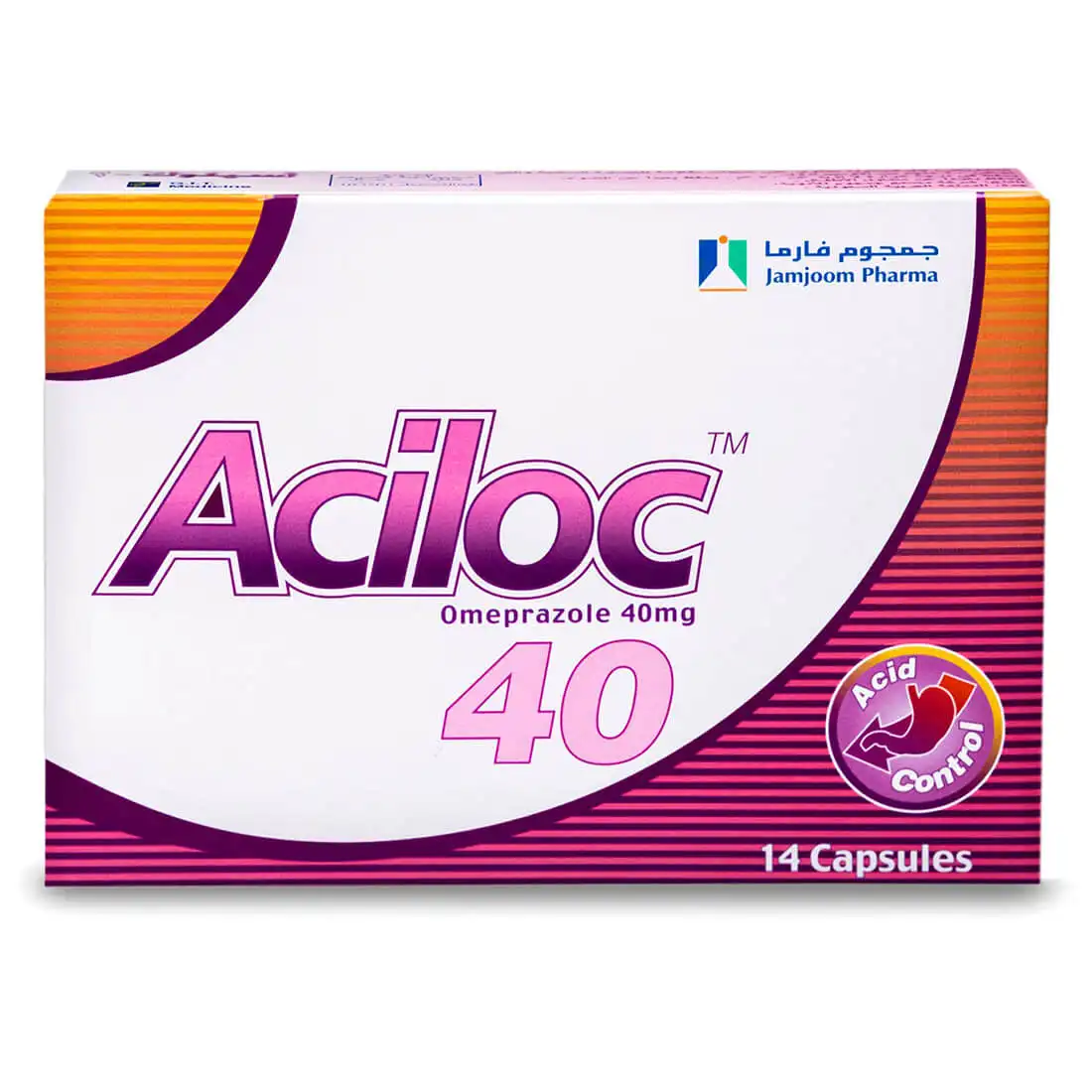 اسيلوك 40 مجم 14 كبسولة