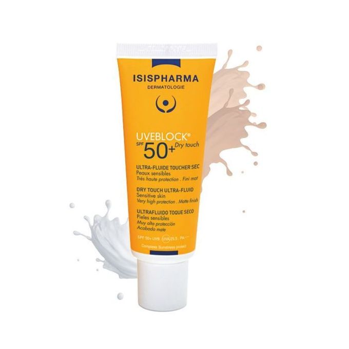 ايزيس يو في بلوك معSPF50 سائل يعطي مظهر جاف للبشرة 40 مل