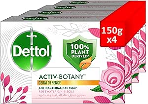 ديتول صابون باكركدية وماء الورد 150 جرام