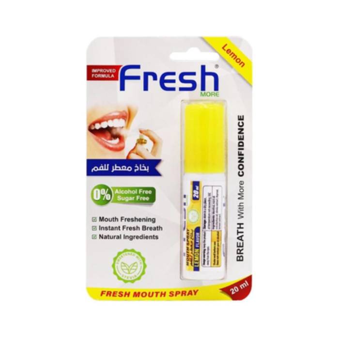 فريش مور بخاخ معطر فم (ليمون)