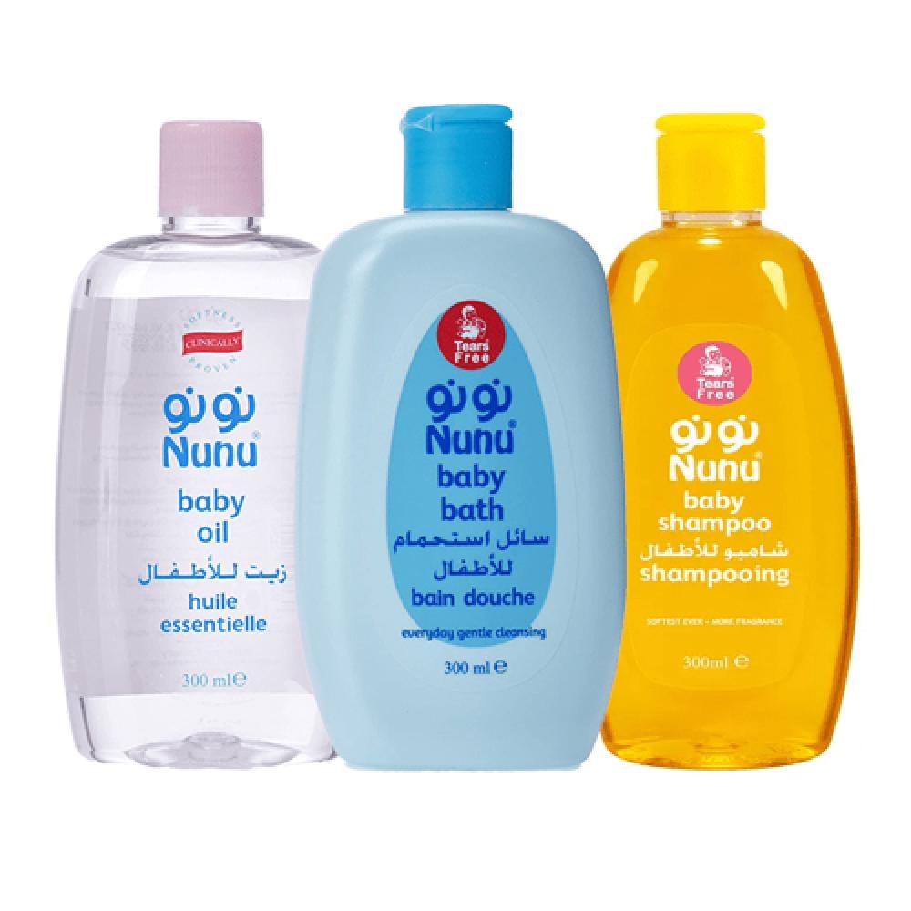 نونو لوشن مع زيت مع سائل استحمام 300 مل