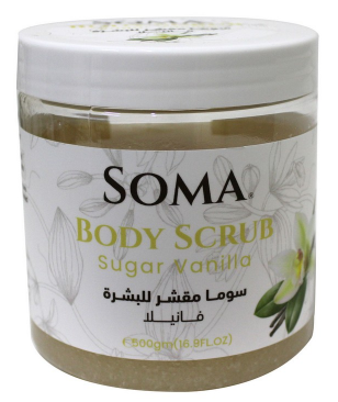 سوما مقشر صابونية للجسم (فانيلا) 500 جرام