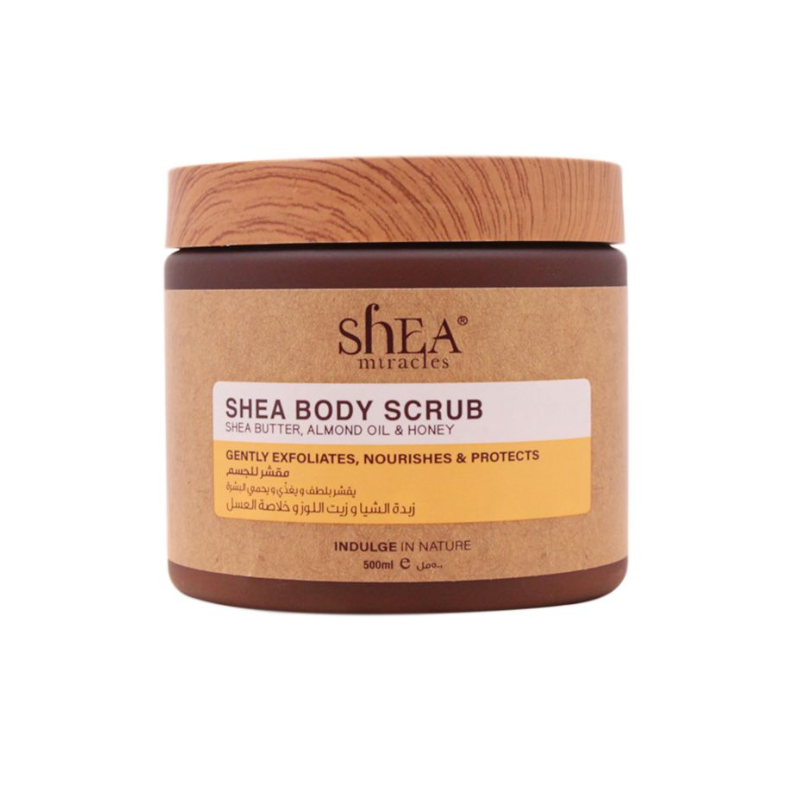 شيا مقشر الجسم بالشيا وزيت اللوز والعسل 500 مل 88584