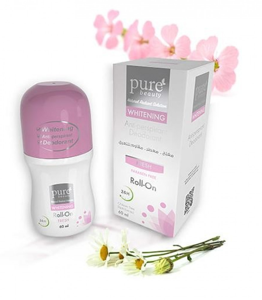 بيور بيوتي رول عرق فريش فاتح 60 مل