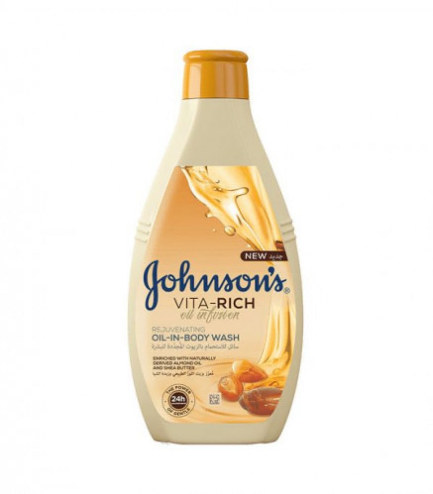 زيت جسم جونسون بالزيوت المجددة 400 مل 3888