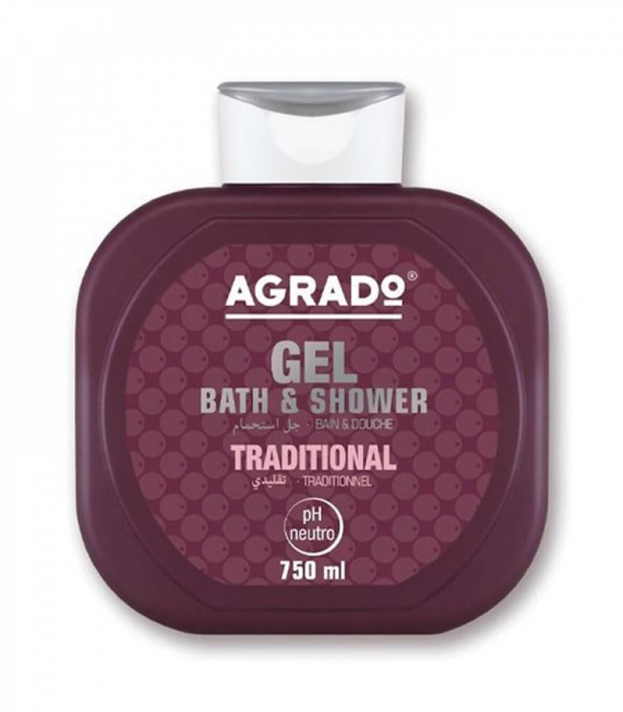 اغرادو جل استحمام والدش التقليدي 750 مل 048747