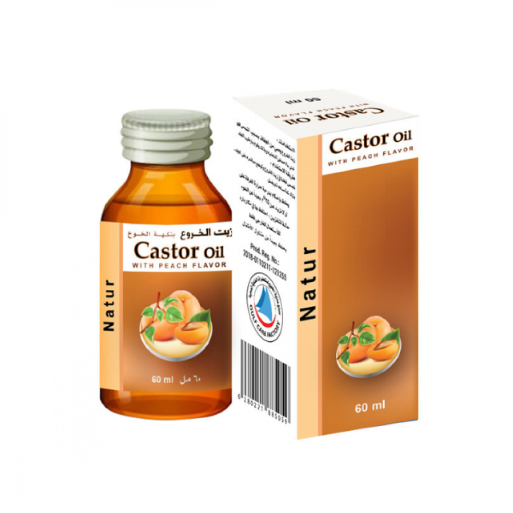 ناتور زيت خروع بنكهة البرتقال 60 مل 5059