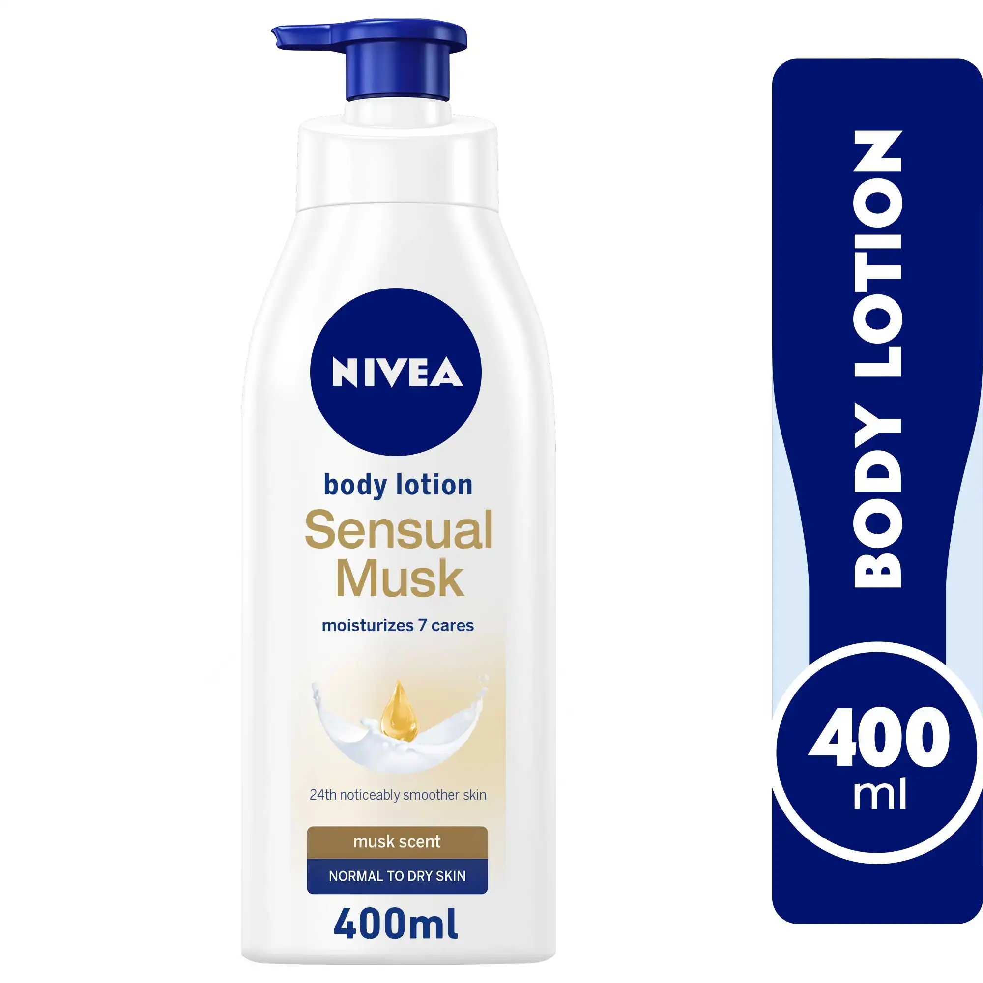 نيفيا لوشن الجسم سينشوال مسك للبشرة العادية و الجافة 400 مل