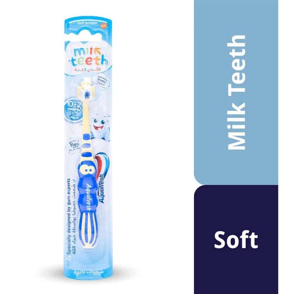 اكوا فريش فرشة اسنان لبنية الاطفال 0-2 سنه