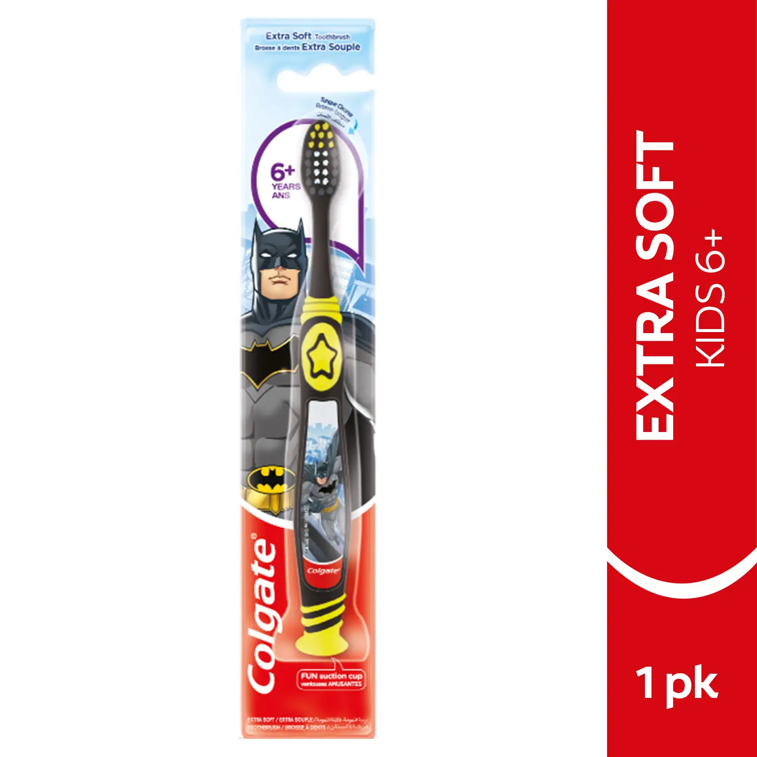 كولجيت فرشة اسنان اطفال باتمان مع6