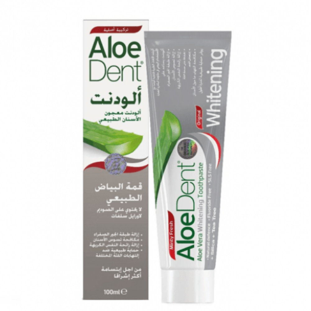 الودنت معجون قمه البياض الطبيعي  بالصبار100 مل