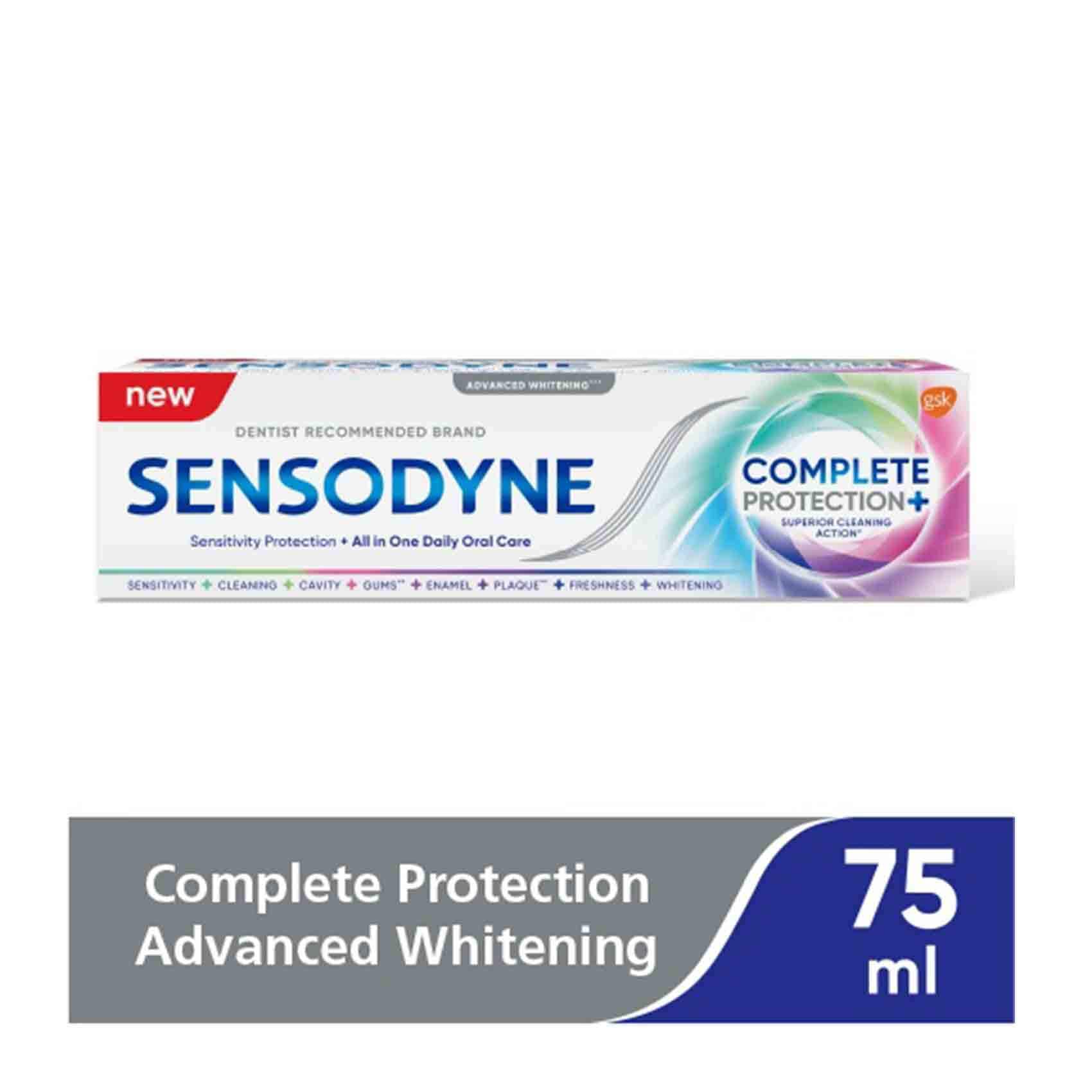 سنسوداين معجون حماية متكامل تبييض مطور 75 مل