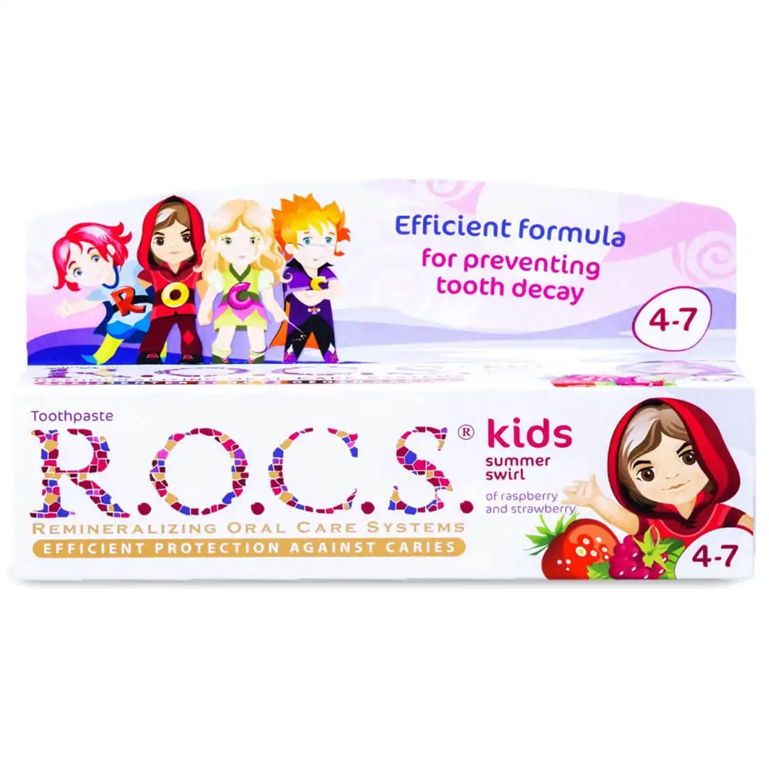 روكس معجون اسنان اطفال بالفراولة 35 مل