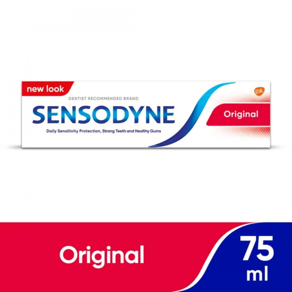 سنسوداين معجون اسنان عادي احمر75 مل