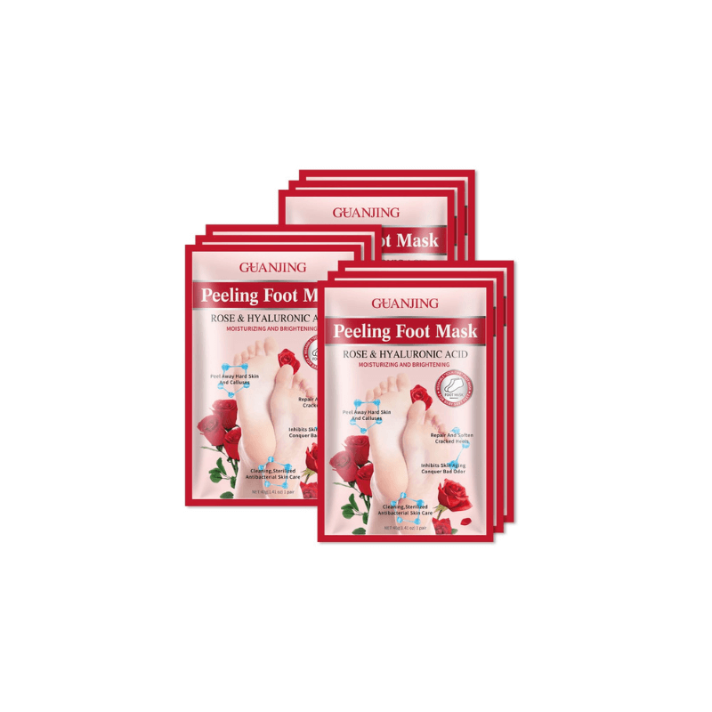 جوانجينج  قناع للقدمين بالورد
