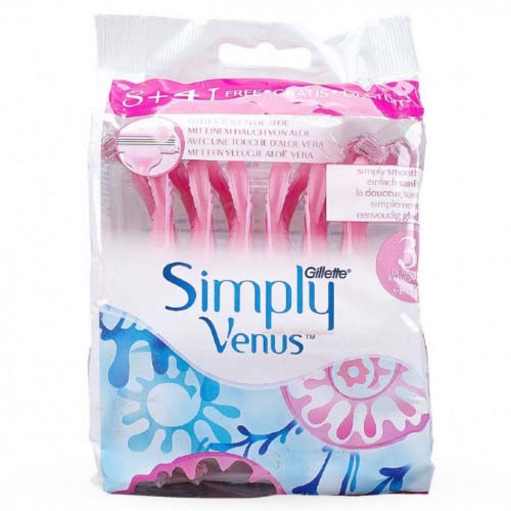 جيليت امواس سيمبلي فينوس الوردي 8 حبات