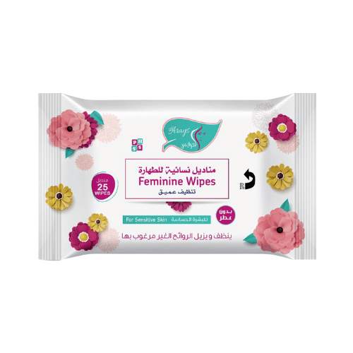 العرايس مناديل مبللة نسائية للطهارة بدون عطر