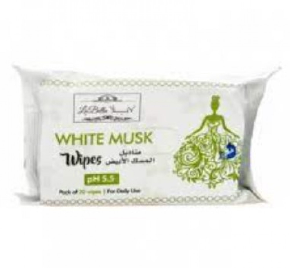 لابيلا مناديل المسك الابيض 20 منديل