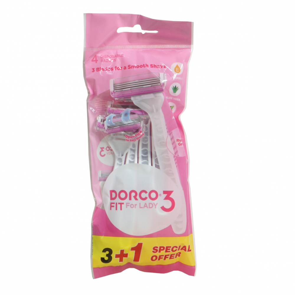 دوركو مكنة حلاقة نسائية بكيني 3+1 حبة