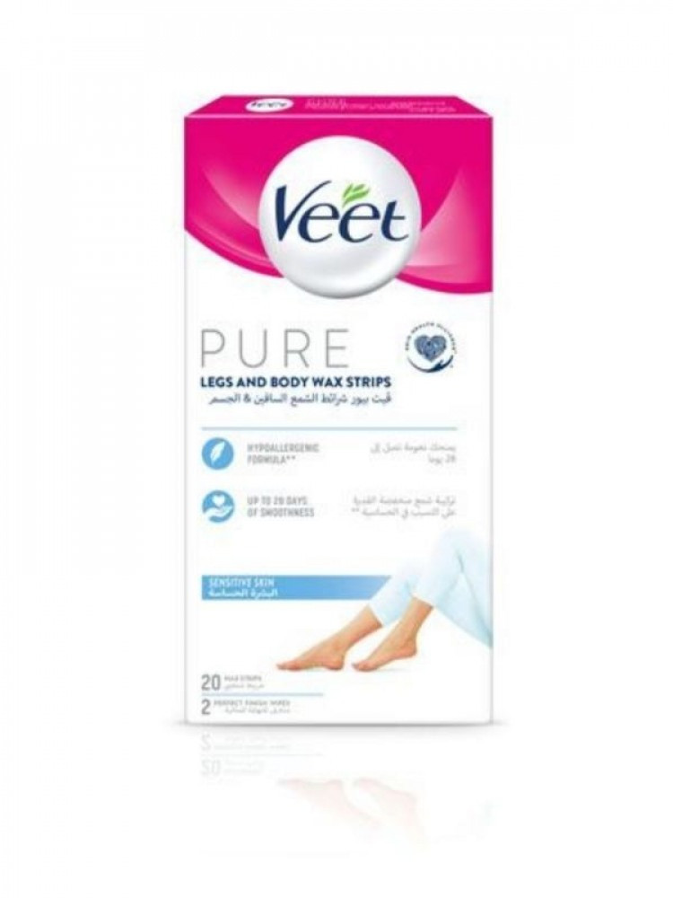 فيت مزيل الشعر بيور الوجه ببشرة حساسة 20 شريحة