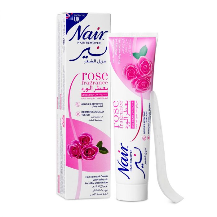 نيركريم لازالة الشعر بعطر الورد للبشرة الحساسة 110 جم
