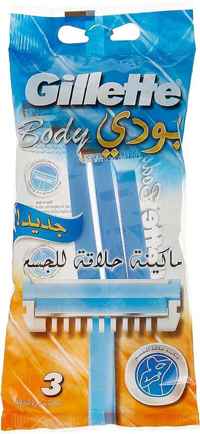 جيليت بودي امواس الجسم 3 حبة