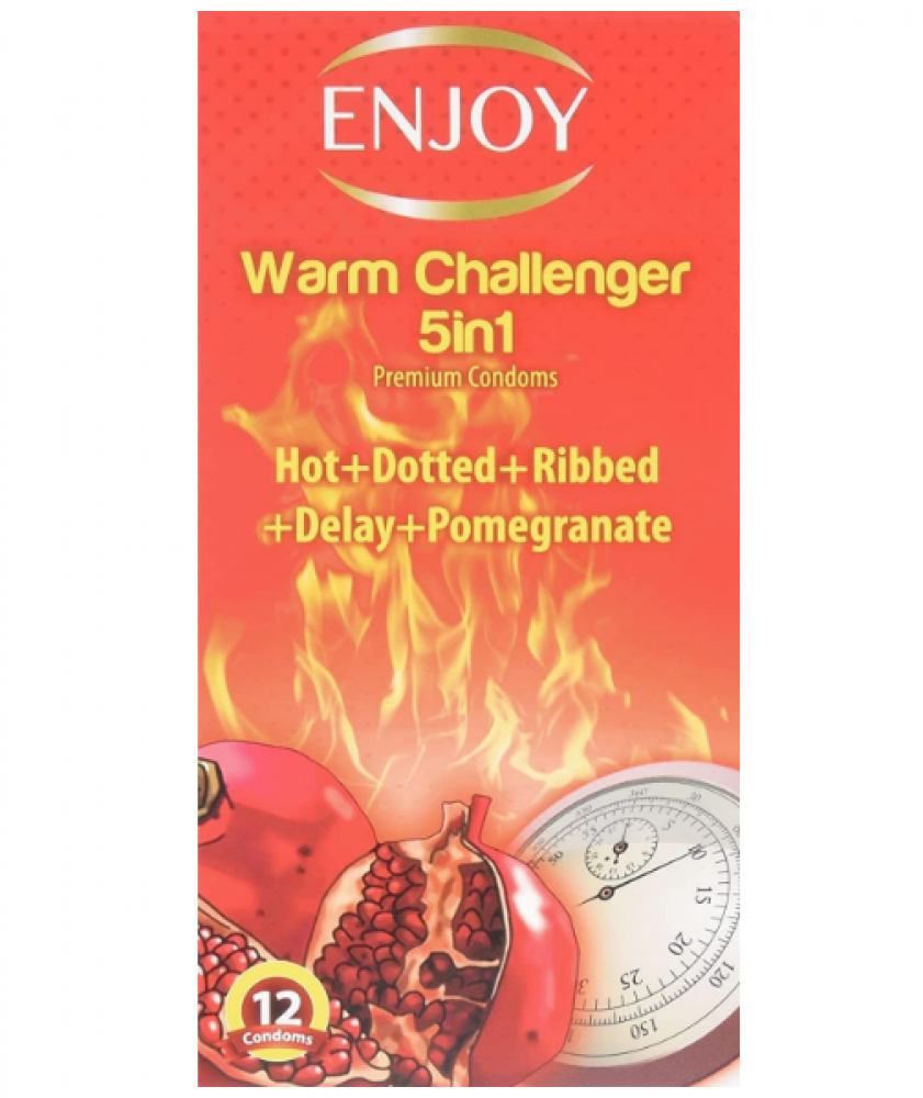 انجوي  واقي ذكري  رومان 12 حبة