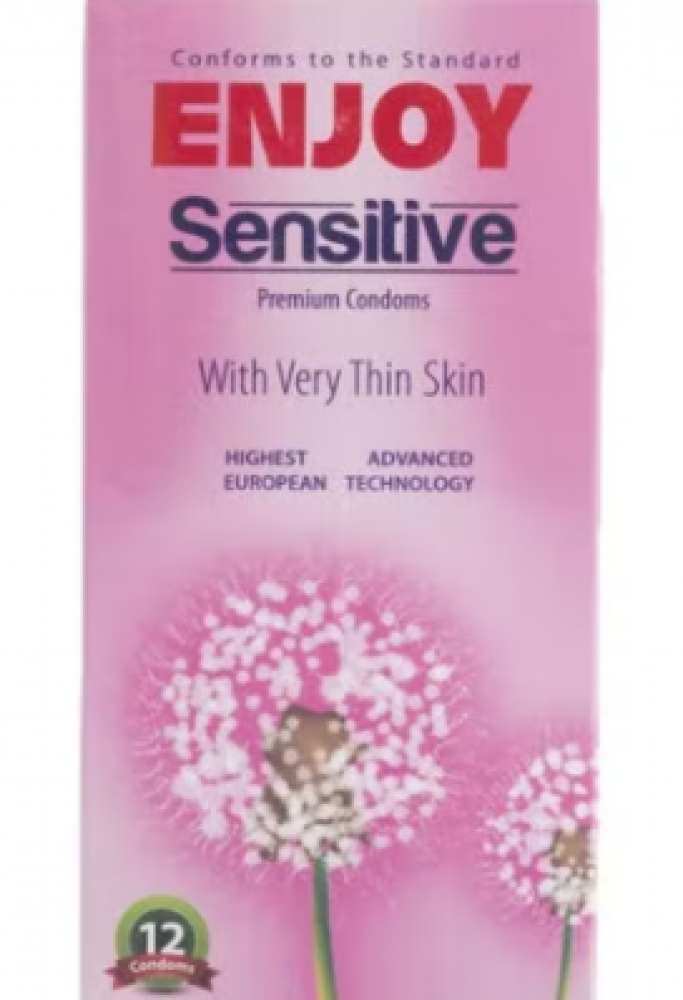 انجوي واقي ذكري حساس 12 حبة