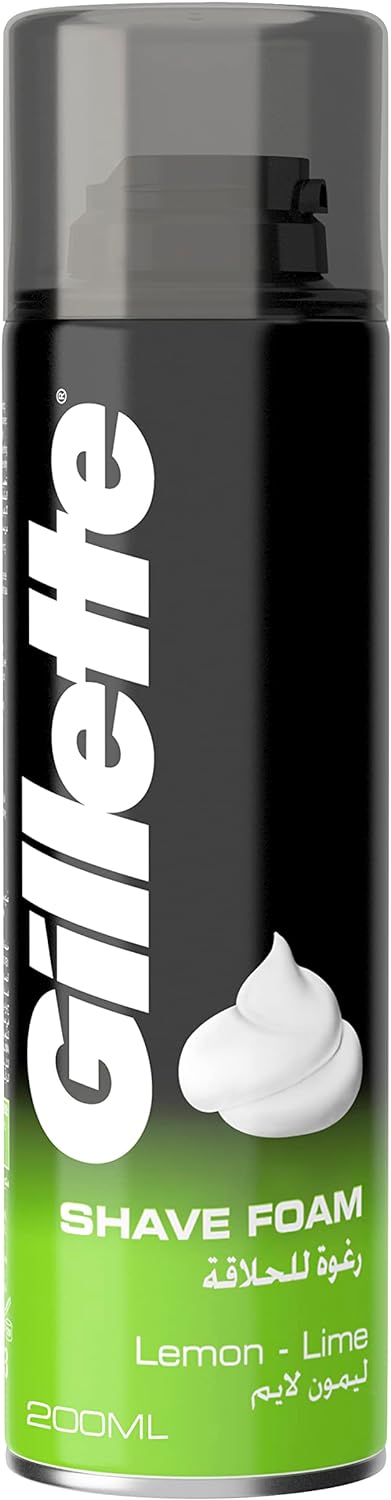 جيليت رغوة الحلاقه بالليمون 200 مل