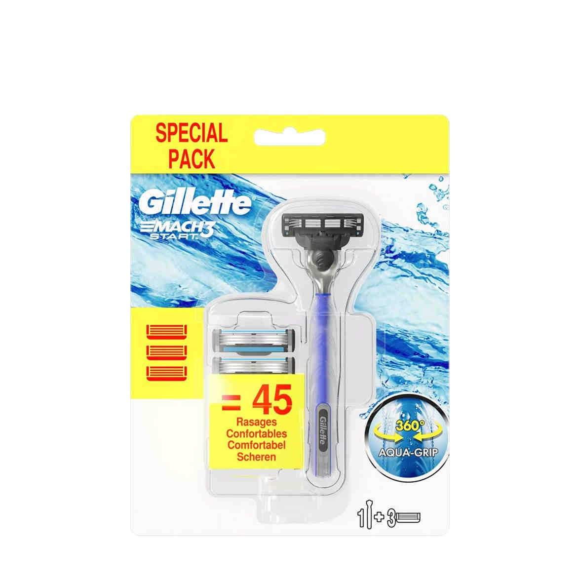 جيليت ماك ستارت 3 قطع