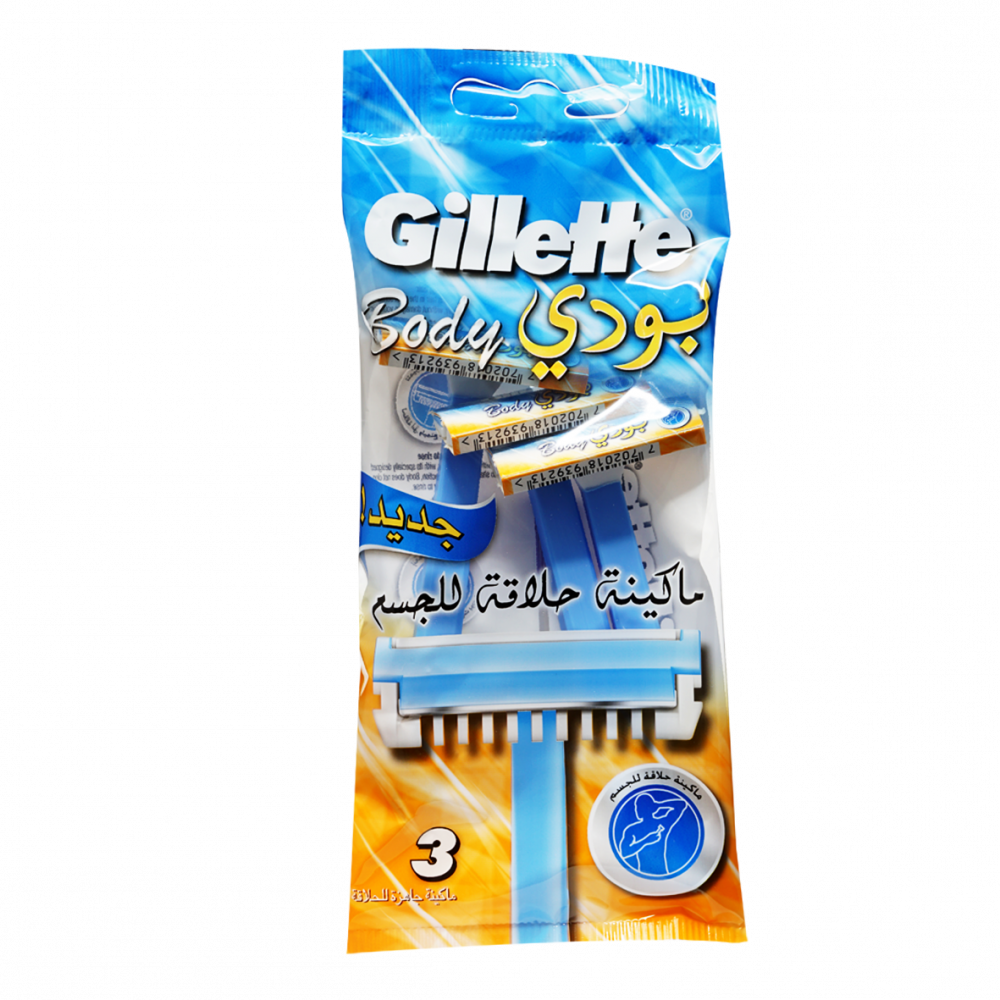 جيليت بودي ماكينه للجسم 3 حبة