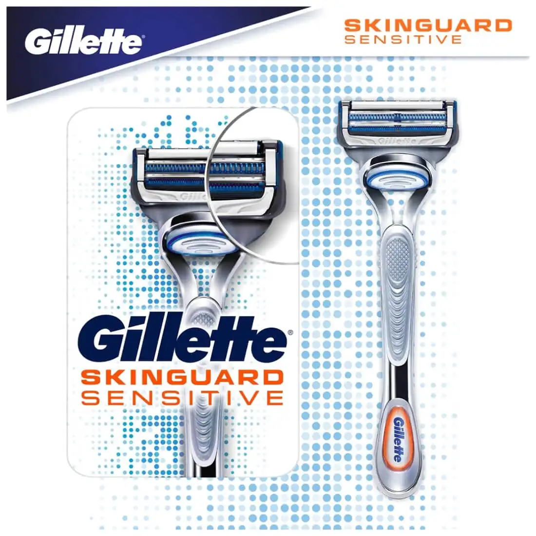 جيليت مكنه سكين حلاقة جارد  2 حبة