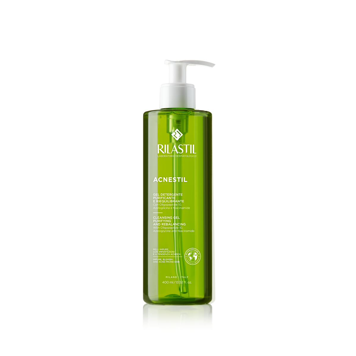 ريلا ستيل اكتيستيل غسول جل للبشرة الدهنيه 400 مل 