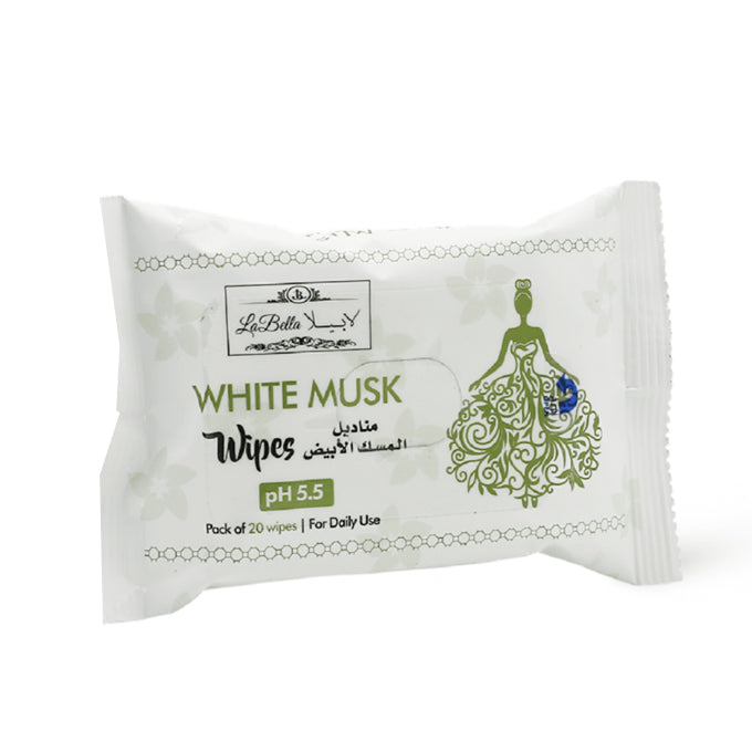 لابيلا مناديل المسك الابيض 20 منديل  913049