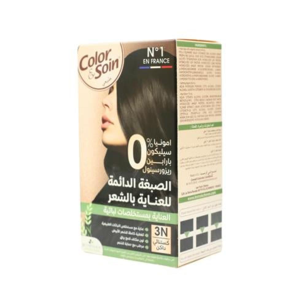 كلر اند سوا صبغة شعر كستنائي داكن(3ان) 6205