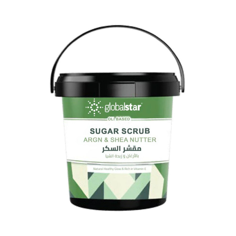 جلوبال مقشر السكر بالارغان والشيا للجسم 600مل1090
