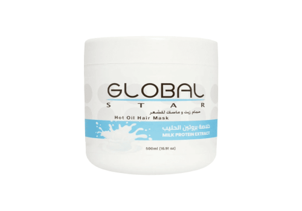 جلوبال حمام زيت وماسك للشعر بالحليب500 مل5173