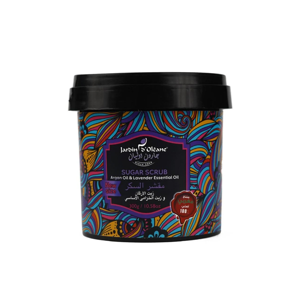 جاردان اوليان مقشر السكر للجسم بالخزامي الاساسي 300 جرام0557