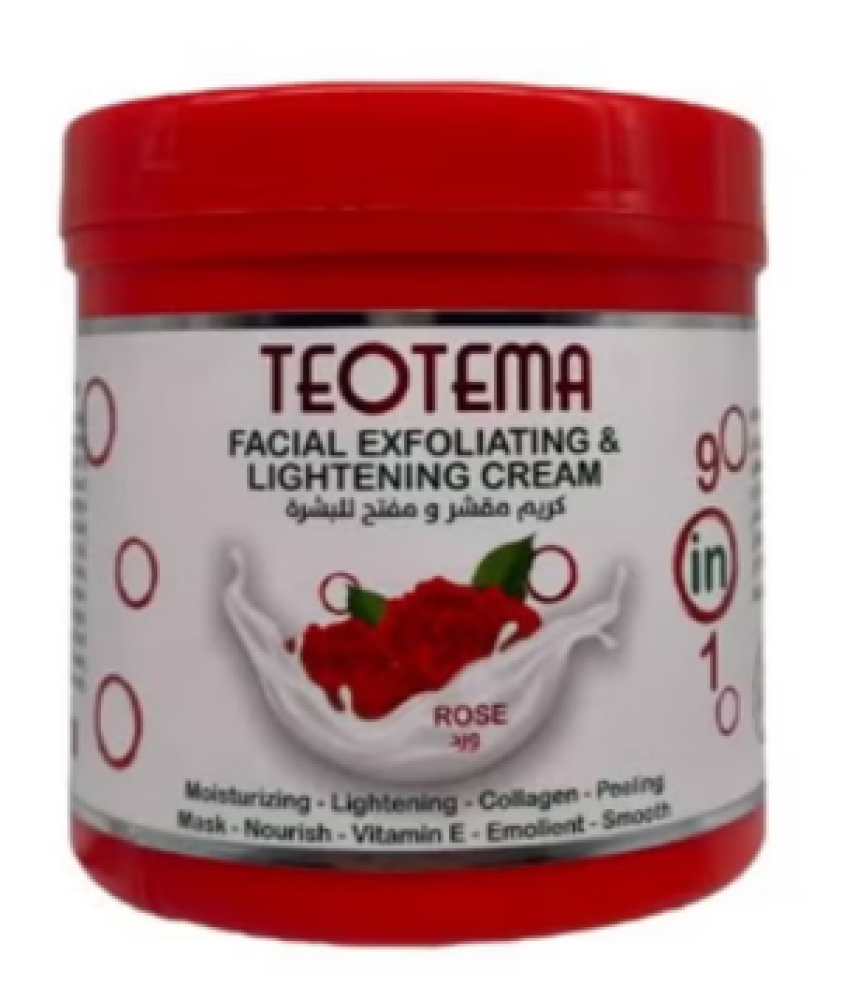 توتيما كريم مقشر ومفتح للبشره بالورد 500مل 6033