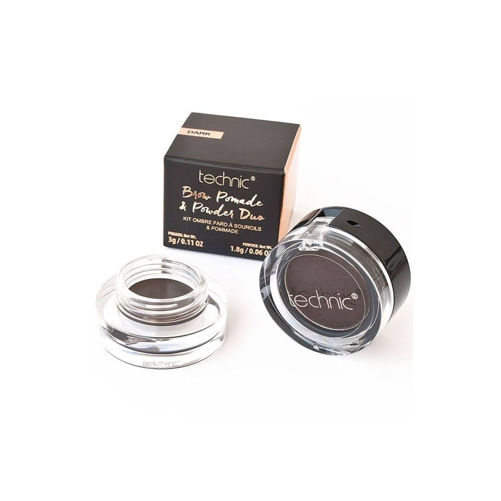 تكنيك جل مع بودرة حواجب دارك  (29553) 295532