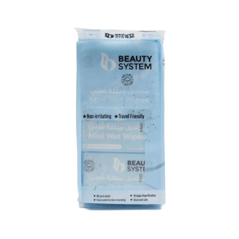 بيوتي سستم مناديل مبللة للبشرة ميني 48 حبه 944344