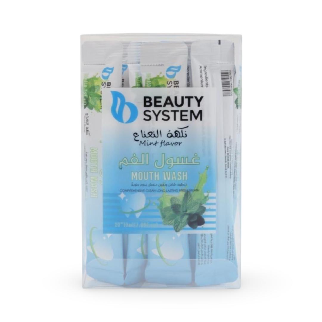بيوتي سستم غسول فم بنكهة النعناع 10مل 20حبه6478