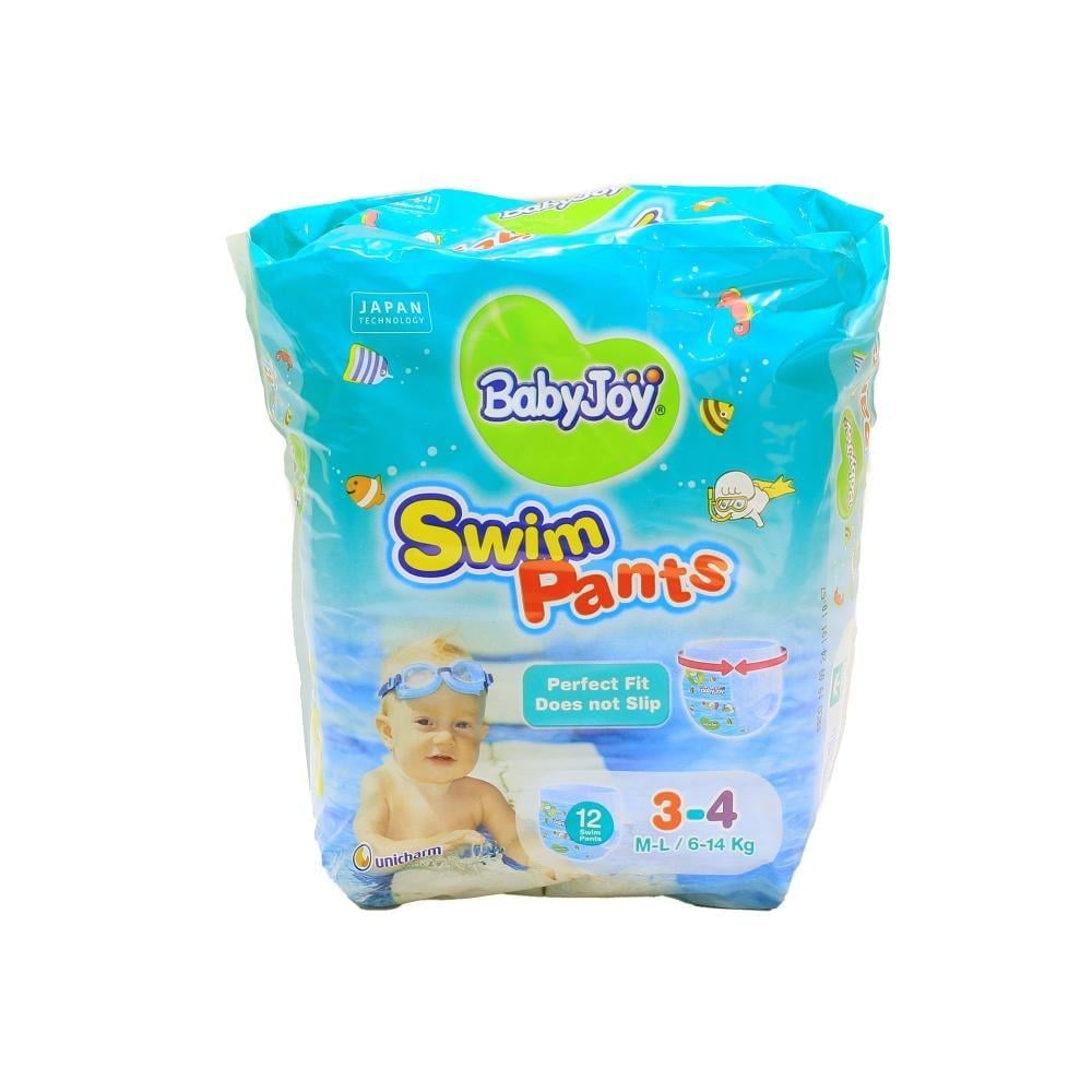 بيبي جوي كلوت سباحة رقم (4-3) 12 حفاضه (49130)0