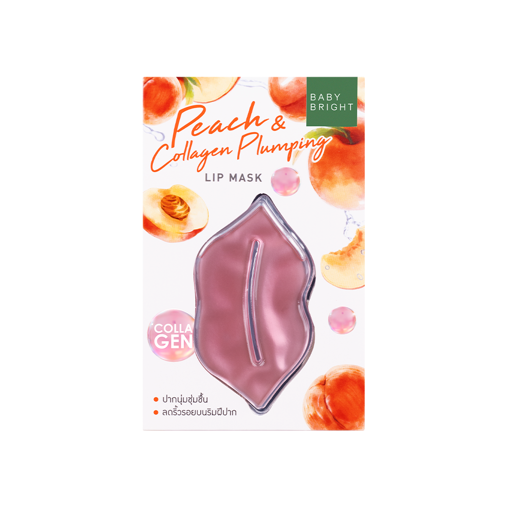 بيبي برايت ماسك للشفاه بالخوخ والكولاجين 045152