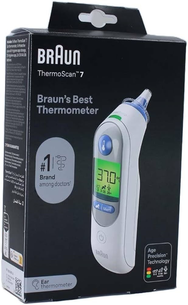 براون جهاز مقياس الحرارة اذن (+7)(6525) 652546