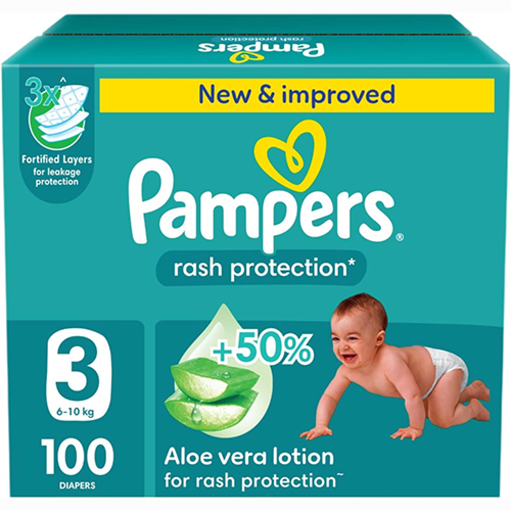 بامبرز صندوق رقم (3) حماية من التسلخات 1*100 (501497)0