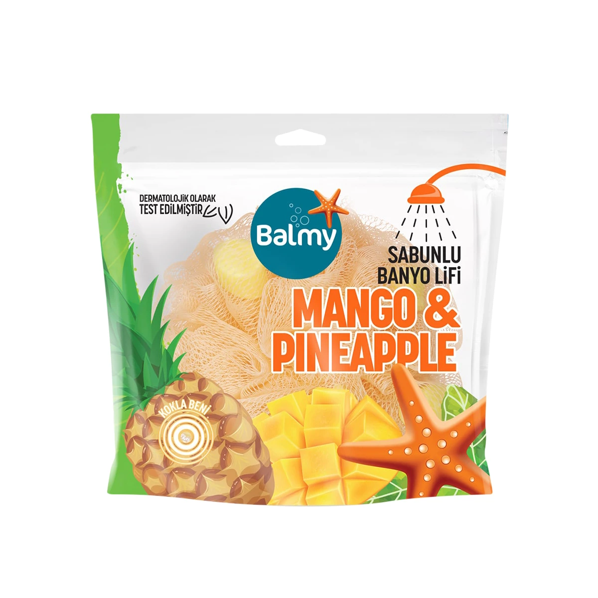 بالمي ليفة شبك بالصابون مانجو واناناس حجم كبير 508610